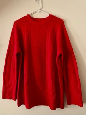 Red super soft sweater